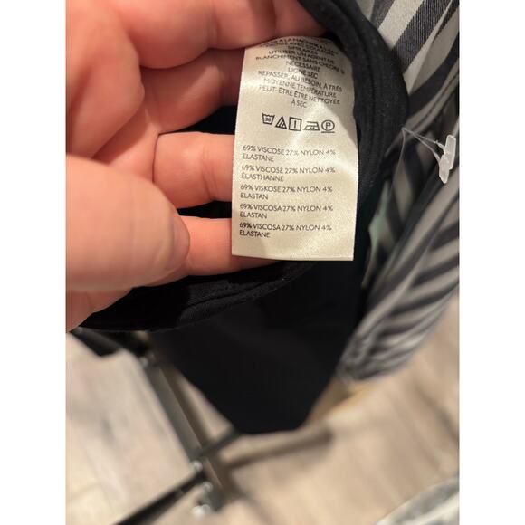 NWT Anthropologie Maeve the Collette pointe crop pants size 16W black - Picture 11 of 11